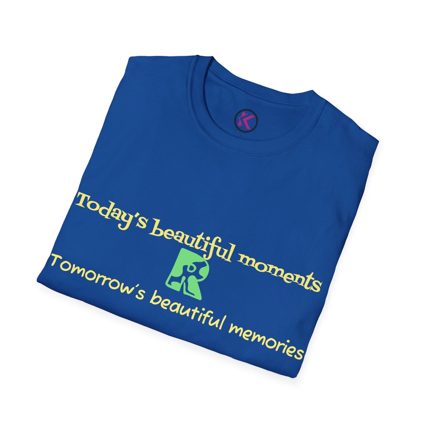 Today's Beautiful Moments T-Shirt, Inspirational Quote Tee, Motivational Women's Shirt, Memory Gift, Short Sleeve Cotton Top