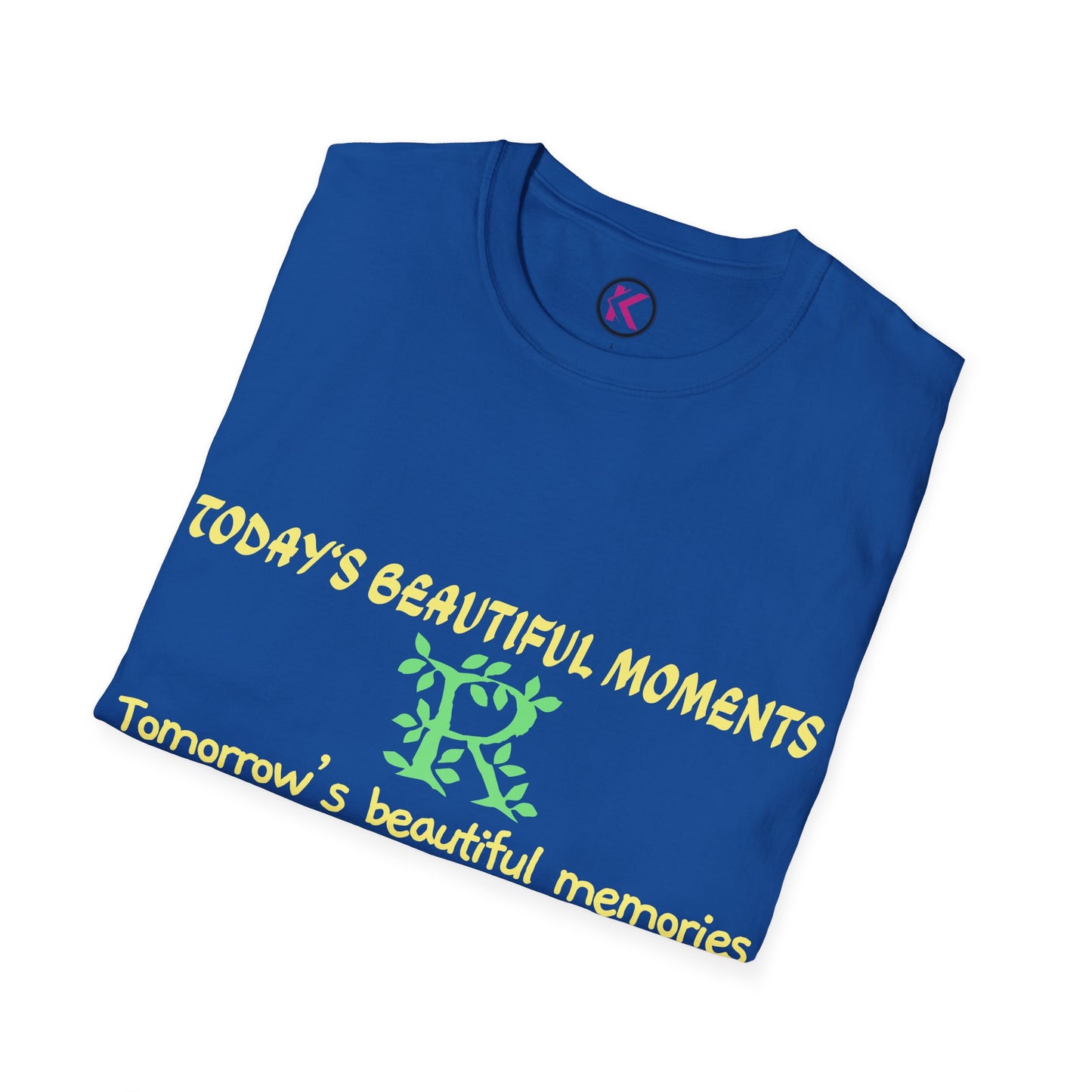 Today's Beautiful Moments T-Shirt, Inspirational Quote Tee, Motivational Shirt, Memory Gift, Short Sleeve Cotton Top