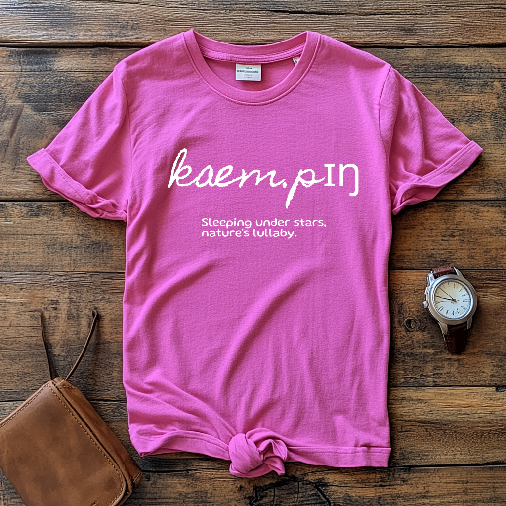 Camping words T-Shirt