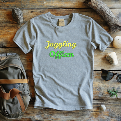 Stylish Juggling Officer T-Shirt