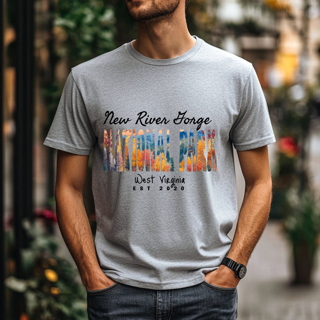 Gorge National park, West Virginia, T-Shirt,