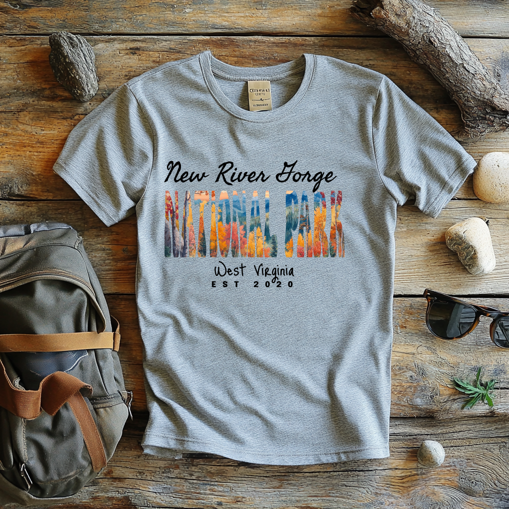 Gorge National park, West Virginia, T-Shirt,