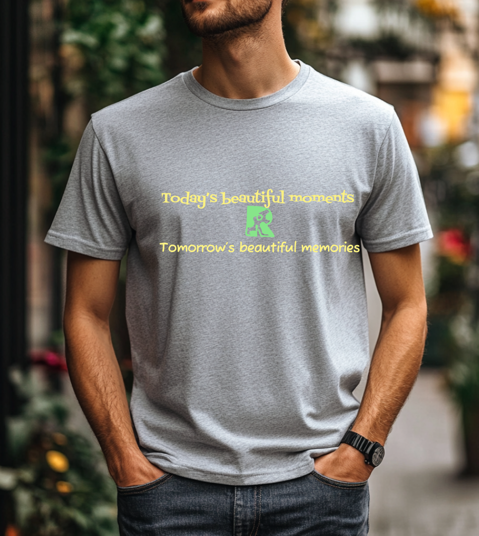 Today's Beautiful Moments T-Shirt, Inspirational Quote Tee, Motivational Women's Shirt, Memory Gift, Short Sleeve Cotton Top